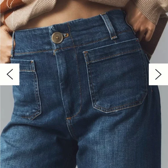 Maeve Colette Jean High-Rise Dark Blue Women's 28 - Picture 1 of 6